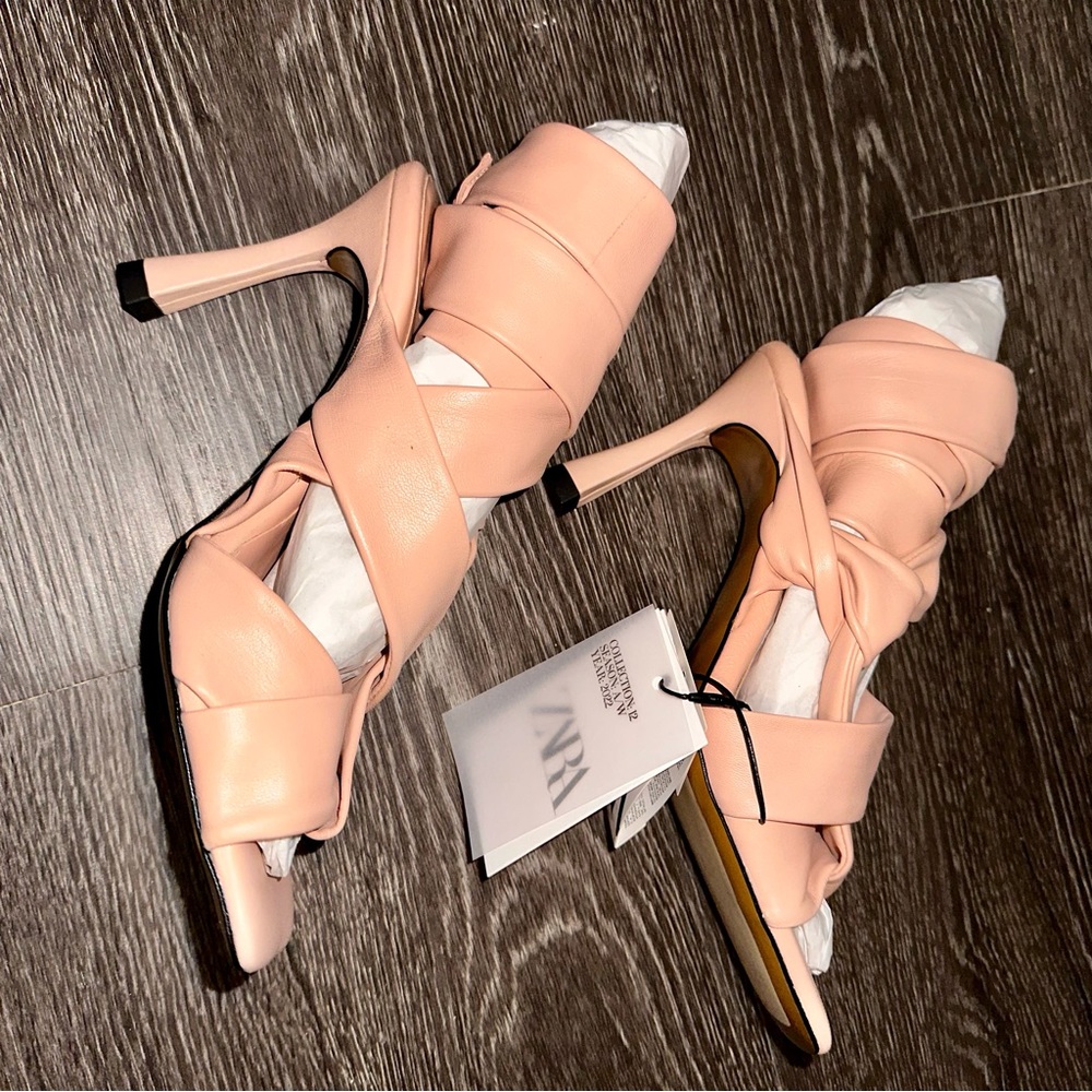 ZARA Leather Sandals - Picture 6 of 10